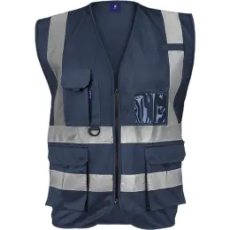 Barron Cue Safety Vest Navy-Navy